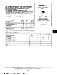 Click here to download MV7005T1 Datasheet