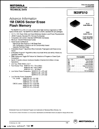 Click here to download M29F010CR70 Datasheet