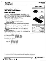 Click here to download M29F040CT90 Datasheet