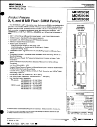 Click here to download MCM29020S90 Datasheet