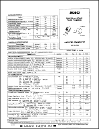 Click here to download 2N2102 Datasheet