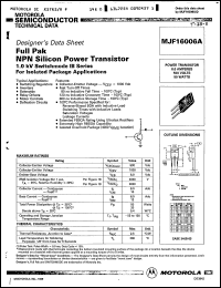 Click here to download MJF16006A Datasheet