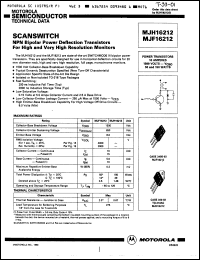 Click here to download MJF16212 Datasheet