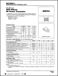 Click here to download MRF224 Datasheet