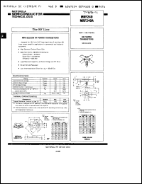 Click here to download MRF240A Datasheet