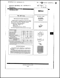 Click here to download MRF412A Datasheet