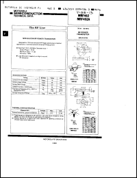 Click here to download MRF492A Datasheet