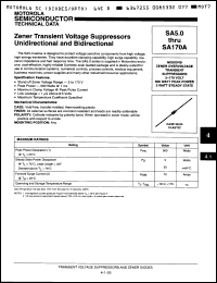 Click here to download SA100CA Datasheet