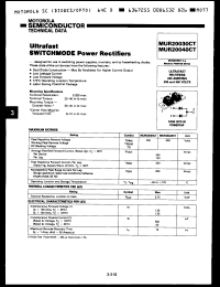 Click here to download MUR20030 Datasheet