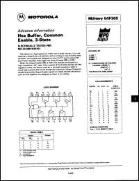 Click here to download 54F365/B2AJC Datasheet