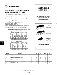 Click here to download SN74LS541JS Datasheet