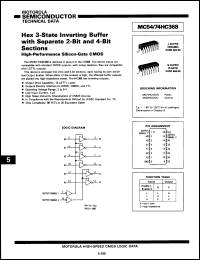 Click here to download MC74HC368DDS Datasheet