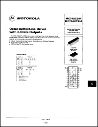 Click here to download MC74ACT244DWR2 Datasheet