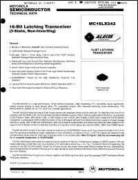 Click here to download MC16LX543-1 Datasheet