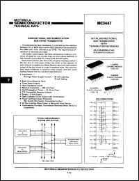 Click here to download MC3447PS Datasheet