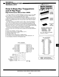 Click here to download MC74HC652DWS Datasheet