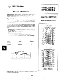 Click here to download SN74ALS642NDS Datasheet