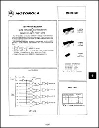 Click here to download MC14519BCPS Datasheet