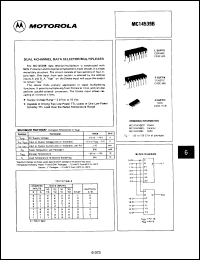 Click here to download MC14539BCPS Datasheet
