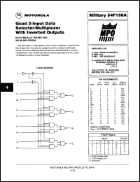 Click here to download 54F158/BFAJC Datasheet