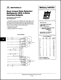 Click here to download 54F353/BFAJC Datasheet