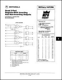 Click here to download 54F398/BRAJC Datasheet