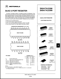 Click here to download SN74LS398JDS Datasheet