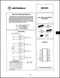Click here to download MC10159PS Datasheet