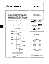 Click here to download MC10173PS Datasheet