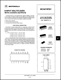 Click here to download MC74F251ND Datasheet