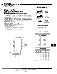 Click here to download MC74HC151DDS Datasheet