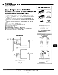 Click here to download MC74HC253DR2 Datasheet
