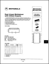 Click here to download MC74ACT253DR2 Datasheet
