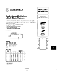 Click here to download MC74ACT353DR2 Datasheet