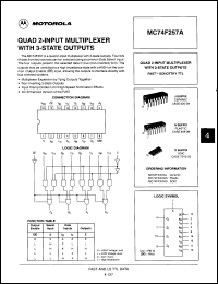 Click here to download MC74F257JD Datasheet
