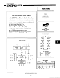 Click here to download MCM10152LD Datasheet