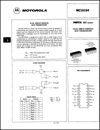 Click here to download MC10194L Datasheet