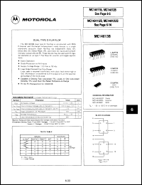 Click here to download MC14013BCLD Datasheet