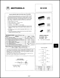 Click here to download MC14016BCPS Datasheet