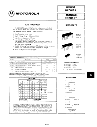 Click here to download MC14027BDEBS Datasheet