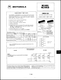 Click here to download MC14081CL Datasheet