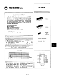 Click here to download MC14175BCPDS Datasheet