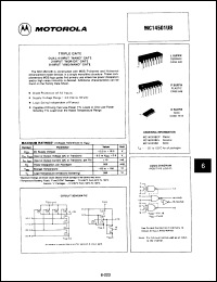 Click here to download MC14501UBCLD Datasheet