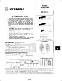 Click here to download MC14521BCPD Datasheet
