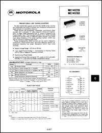 Click here to download MC14522BCPS Datasheet