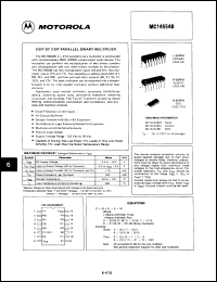 Click here to download MC14554BCPDS Datasheet