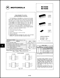 Click here to download MC14556BDEBS Datasheet