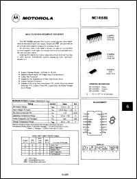 Click here to download MC14558BCPS Datasheet