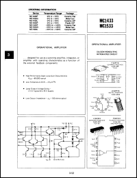 Click here to download MC1433F Datasheet