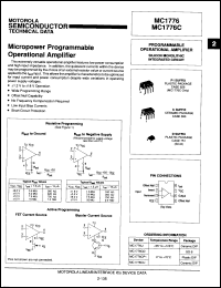 Click here to download MC1776CP1D Datasheet